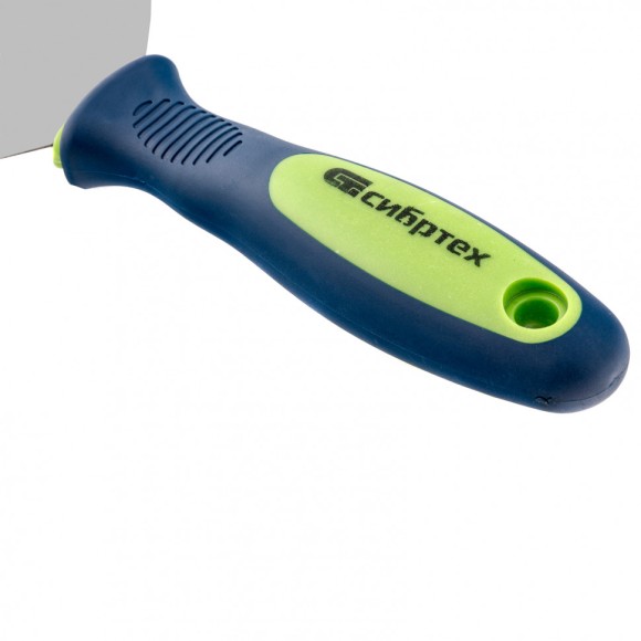 Шпательная лопатка из нержавеющей стали, 150 мм, двухкомпонентная ручка Сибртех Шпательная лопатка из нержавеющей стали, 150 мм, двухкомпонентная ручка Сибртех