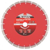 Диск алмазный, отрезной сегментный, 230 х 22.2 мм, тонкий, сухая резка Matrix Professional Диск алмазный, отрезной сегментный, 230 х 22.2 мм, тонкий, сухая резка Matrix Professional