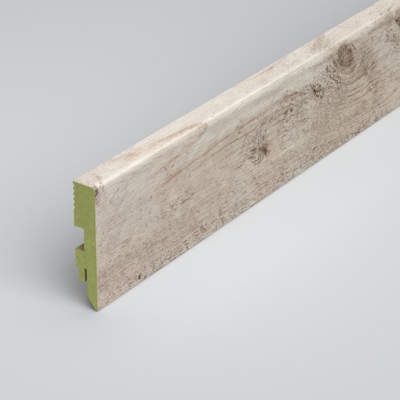 Плинтус МДФ ламинированный водостойкий Green Prestige Дуб Вигры 80x16x2000 мм