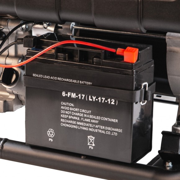 Генератор бензиновый PS 28, 2.8 кВт, 230 В, 15 л, ручной стартер Denzel