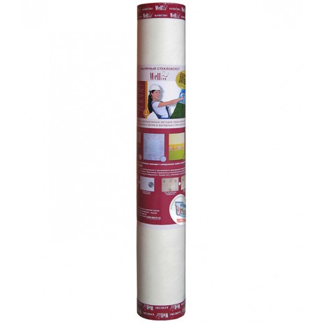 Стеклохолст Wellton Эконом W40 Паутинка (1х50 м) плотность 40 г/кв.м