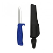 Нож монтажный, лезвие 10 cм, пластиковая ручка, в ножнах Нож монтажный, лезвие 10 cм, пластиковая ручка, в ножнах