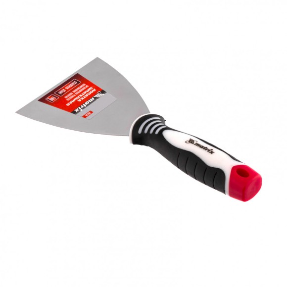 Шпательная лопатка из нержавеющей стали, 100 мм, трехкомпонентная ручка Matrix Шпательная лопатка из нержавеющей стали, 100 мм, трехкомпонентная ручка Matrix