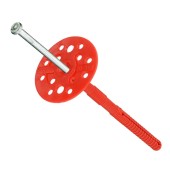 Дюбель-гвоздь для изоляции 10х160 мм (500 шт) с металлическим гвоздем Дюбель-гвоздь для изоляции 10х160 мм (500 шт) с металлическим гвоздем