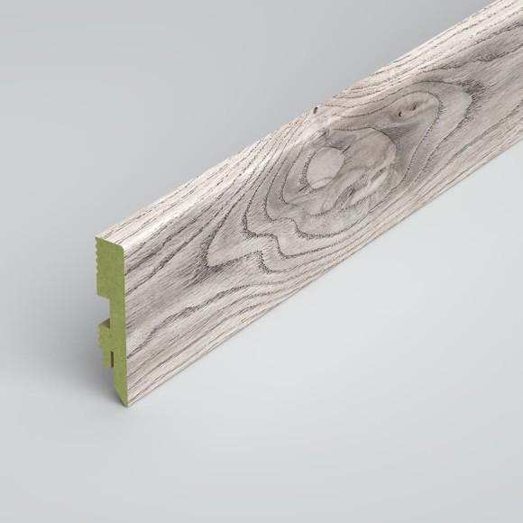 Плинтус МДФ ламинированный водостойкий Green Prestige Дуб Соного 80x16x2000 мм