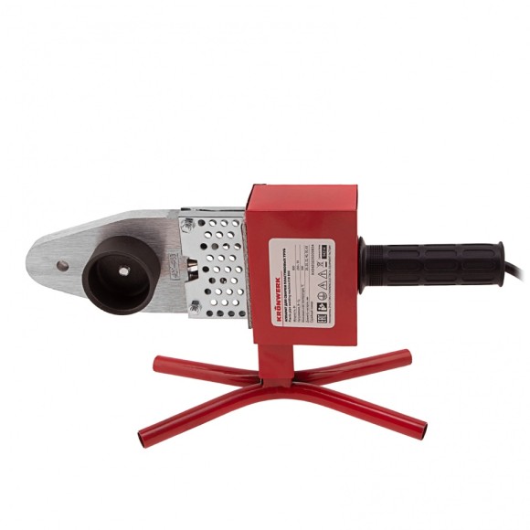 Аппарат для сварки пластиковых труб К W 800, 800 Вт, 300 °C, 20-25-32-40-50-63 мм, металлический кейс Kronwerk Аппарат для сварки пластиковых труб К W 800, 800 Вт, 300 °C, 20-25-32-40-50-63 мм, металлический кейс Kronwerk