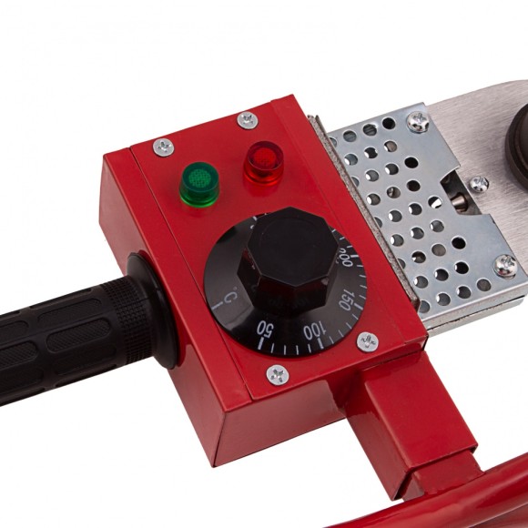 Аппарат для сварки пластиковых труб К W 800, 800 Вт, 300 °C, 20-25-32-40-50-63 мм, металлический кейс Kronwerk Аппарат для сварки пластиковых труб К W 800, 800 Вт, 300 °C, 20-25-32-40-50-63 мм, металлический кейс Kronwerk