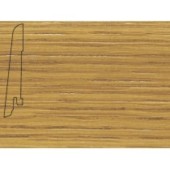 Плинтус шпонированный Педросс 80х16х2500 Дуб