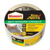 Лента клеящая хозяйственная Момент двустороняя 48 мм (25 м) Лента клеящая хозяйственная Момент двустороняя 48 мм (25 м)