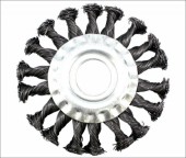 ON Щетка металл. для УШМ 175мм/22мм, крученая, дисковая