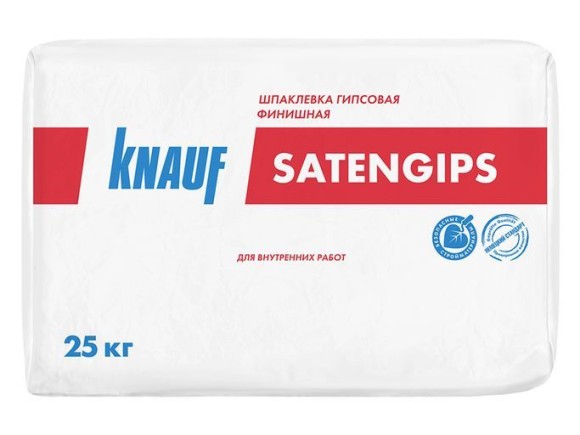 Шпатлевка гипсовая финишная Knauf "Сатенгипс", 25 кг,