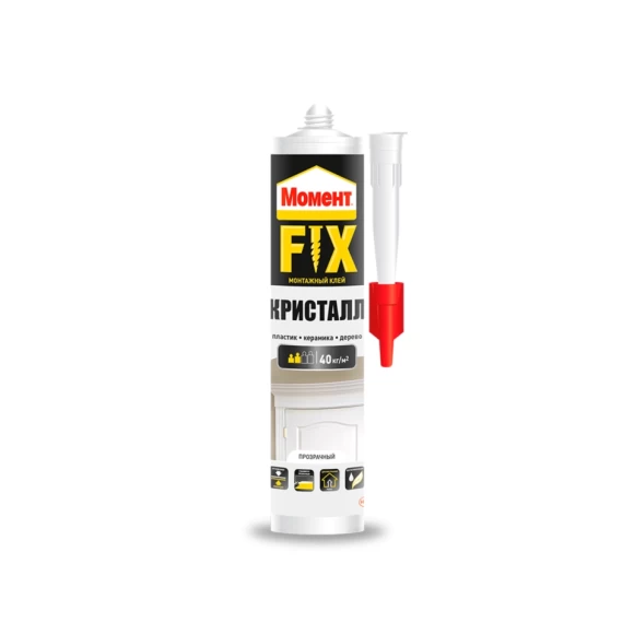 Клей монтажный Момент FIX Кристалл, 265 г