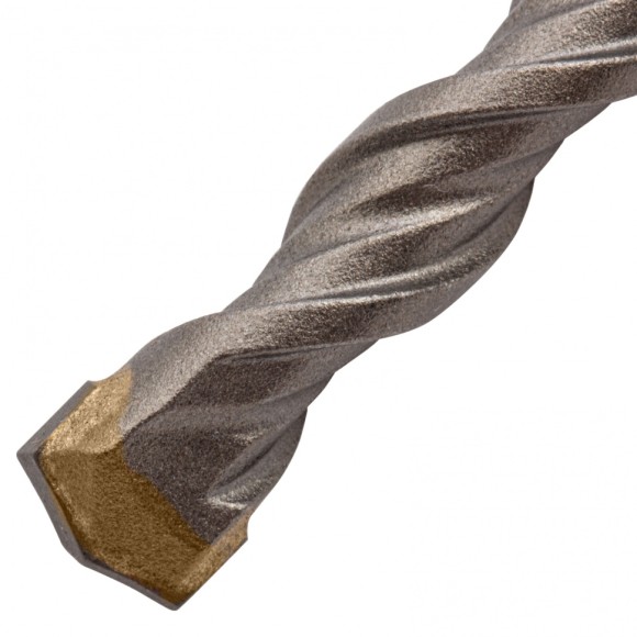 Бур по бетону, двойная спираль, три пылеотводящие кромки, 10 x 310 мм DENZEL