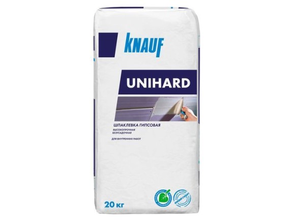 Шпаклевка гипсовая Knauf Унихард белая 20кг