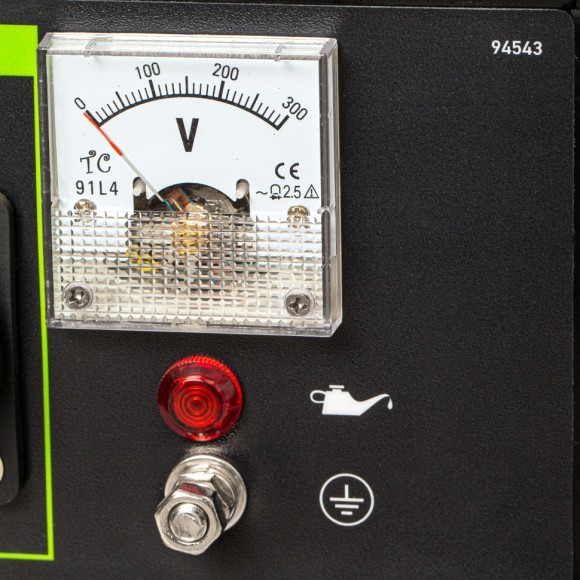 Генератор бензиновый БС-2800, 2.5 кВт, 230В, четырехтактный, 15 л, ручной стартер Сибртех