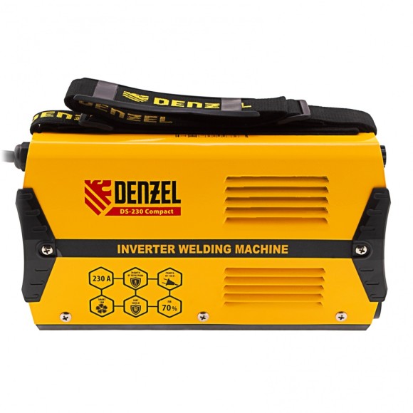 Аппарат инверторный дуговой сварки DS-180 Compact, 180 А, ПВ 70%, диаметр электрода 1.6-4 мм Denzel Аппарат инверторный дуговой сварки DS-180 Compact, 180 А, ПВ 70%, диаметр электрода 1.6-4 мм Denzel