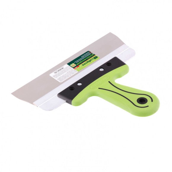 Шпатель фасадный, нержавеющая сталь, 250 мм, двухкомпонентная ручка Сибртех Шпатель фасадный, нержавеющая сталь, 250 мм, двухкомпонентная ручка Сибртех