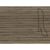 Плинтус шпонированный Педросс 60х22х2500 Дуб Дым