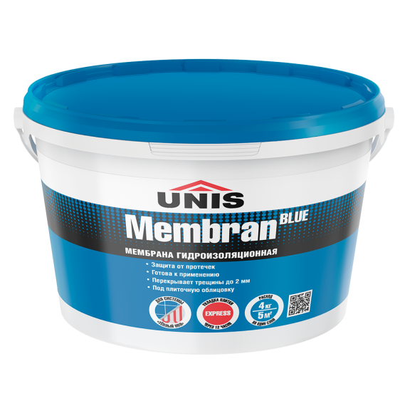Гидроизоляция Unis Blue Membran 4 кг