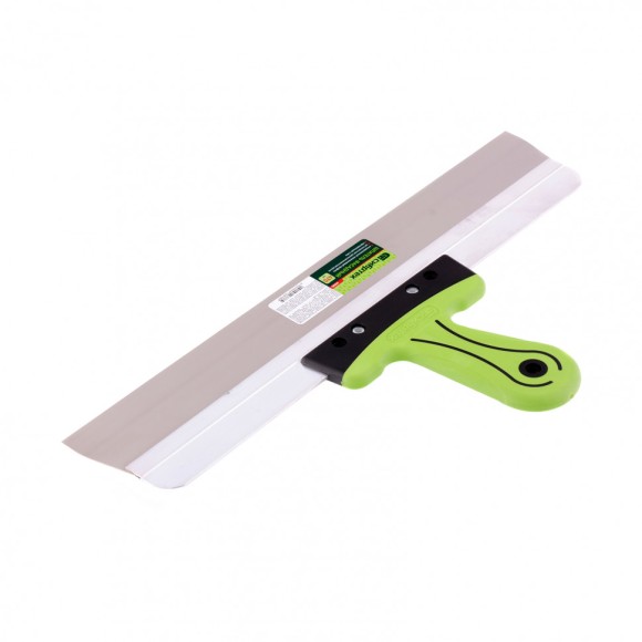 Шпатель фасадный, нержавеющая сталь, 470 мм, двухкомпонентная ручка Сибртех Шпатель фасадный, нержавеющая сталь, 470 мм, двухкомпонентная ручка Сибртех