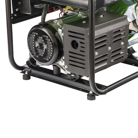 Генератор бензиновый БС-8000Э, 6,6 кВт, 230В, четырехтактный, 25 л, электростартер Сибртех