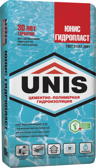 UNIS ГИДРОПЛАСТ 20 кг/меш