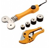 Аппарат для сварки пластиковых труб DWP-750, 750 Вт, 0-300 град, 4 насадки, 20-40 мм Denzel Аппарат для сварки пластиковых труб DWP-750, 750 Вт, 0-300 град, 4 насадки, 20-40 мм Denzel