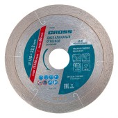 Диск алмазный, 115 х 22.2 мм, сплошной c лазерной перфорацией , мокрая резка Gross Диск алмазный, 115 х 22.2 мм, сплошной c лазерной перфорацией , мокрая резка Gross