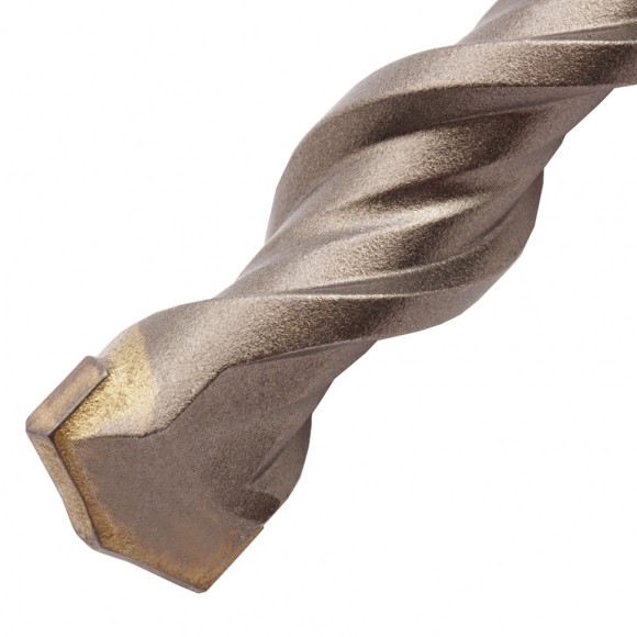 Бур по бетону, двойная спираль, три пылеотводящие кромки, 16 x 210 мм DENZEL