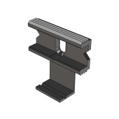 Крепеж-клипса для МДФ плинтуса HANNAHHOLZ