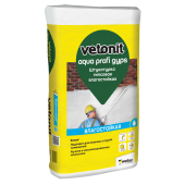 Weber.Vetonit Aqua Profi Gyps Штукатурка гипсовая влагостойкая 30 кг Weber.Vetonit Aqua Profi Gyps Штукатурка гипсовая влагостойкая 30 кг