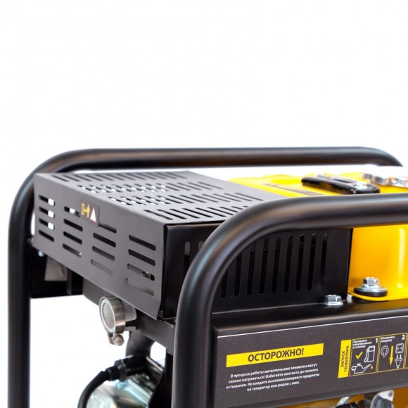 Генератор инверторный GT-3500iF, 3.5 кВт, 230 В, бак 5 л, открытый корпус, ручной старт Denzel