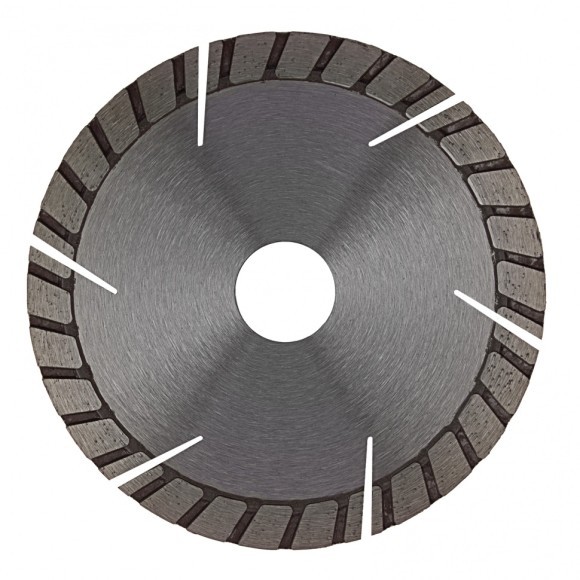 Диск алмазный, 115 х 22.2 мм, турбо-сегментный, сухая резка Gross Диск алмазный, 115 х 22.2 мм, турбо-сегментный, сухая резка Gross