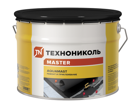 Мастика битумная Технониколь AquaMast для фундамента 10 кг
