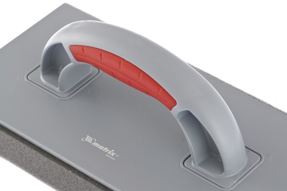 Терка пластмассовая, губчатое покрытие 30 мм, 270 x 130 мм, двухкомпонентная ручка Matrix Терка пластмассовая, губчатое покрытие 30 мм, 270 x 130 мм, двухкомпонентная ручка Matrix