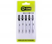 ON Пилки для эл.лобзика (HSS/metal EU 51х2мм.) T-218B (сталь, фиг.рез.), 5шт. ON Пилки для эл.лобзика (HSS/metal EU 51х2мм.) T-218B (сталь, фиг.рез.), 5шт.