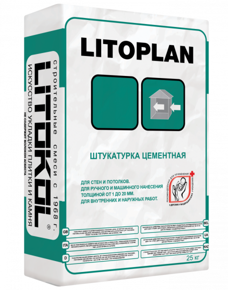 Штукатурный состав Litokol LITOPLAN 25 кг