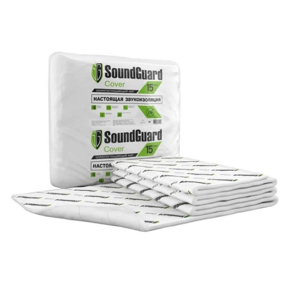 Мат звукоизоляционный SoundGuard Cover 5м (1500x15) 7,5м2