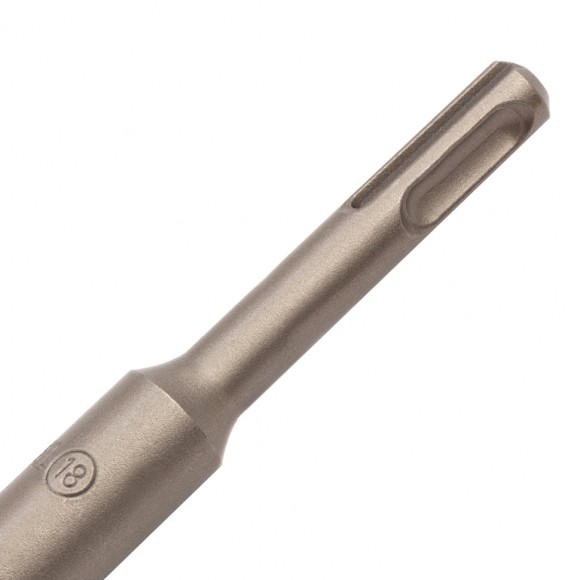 Бур по бетону, двойная спираль, три пылеотводящие кромки, 18 x 310 мм DENZEL