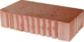 Кирпич строительный красный рифленый 250*120*65мм М150кг/см2 полнотелый Смоленск