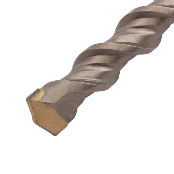 Бур по бетону, двойная спираль, три пылеотводящие кромки, 18 x 600 мм DENZEL Бур по бетону, двойная спираль, три пылеотводящие кромки, 18 x 600 мм DENZEL