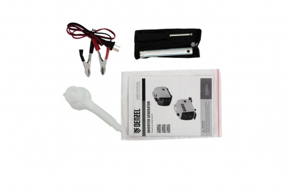 Генератор инверторный GT-1200iS, 1.2 кВт, 230 В, бак 2.4 л, закрытый корпус, ручной старт Denzel