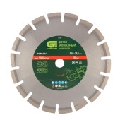 Диск алмазный 300 х 25.4 мм, "Асфальт", сухой/мокрый рез Сибртех Диск алмазный 300 х 25.4 мм, "Асфальт", сухой/мокрый рез Сибртех