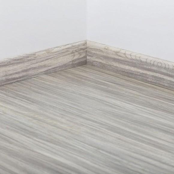 Плинтус шпонированный Tarkett IDEO OAK GREY 80x20x2400