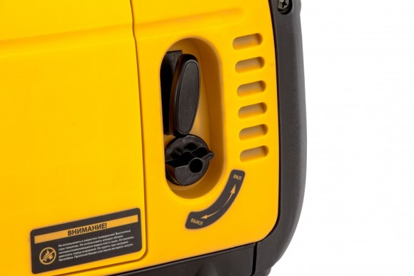 Генератор инверторный GT-2200iS, 2.2 кВт, 230 В, бак 4 л, закрытый корпус, ручной старт Denzel