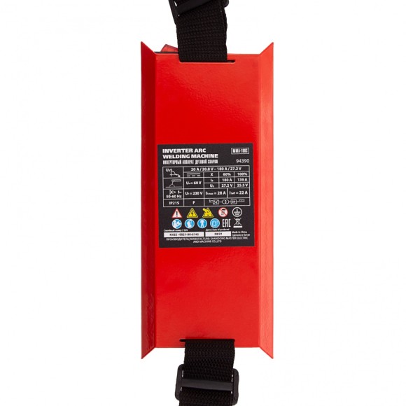 Инверторный аппарат дуговой сварки MMA-180S, 180 А, ПВ60%, диаметр электрода 1,6-4 мм MTX