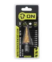 ON Сверло ступенчатое по металлу HSS, 4-6-8-10-12-14-16-18-20 мм, шестигранный хвостовик