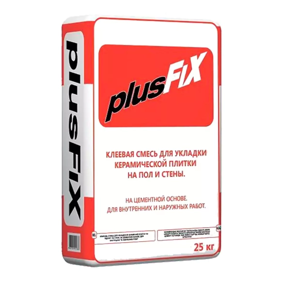 Клеевая смесь PLUSFIX  25 кг/мешок