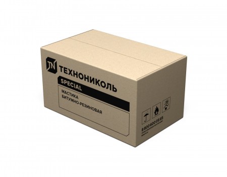 МАСТИКА БИТУМНО-РЕЗИНОВАЯ МБР-75, КОРОБКА 14 КГ