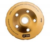 ON Чашка алмазная зачистная двухрядная 125 мм ON Чашка алмазная зачистная двухрядная 125 мм